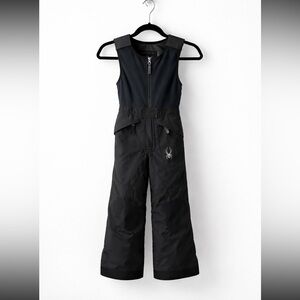 Spyder Boys 4T Insulated Snow Bib Pants Black Ski Snowpants Waterproof Winter